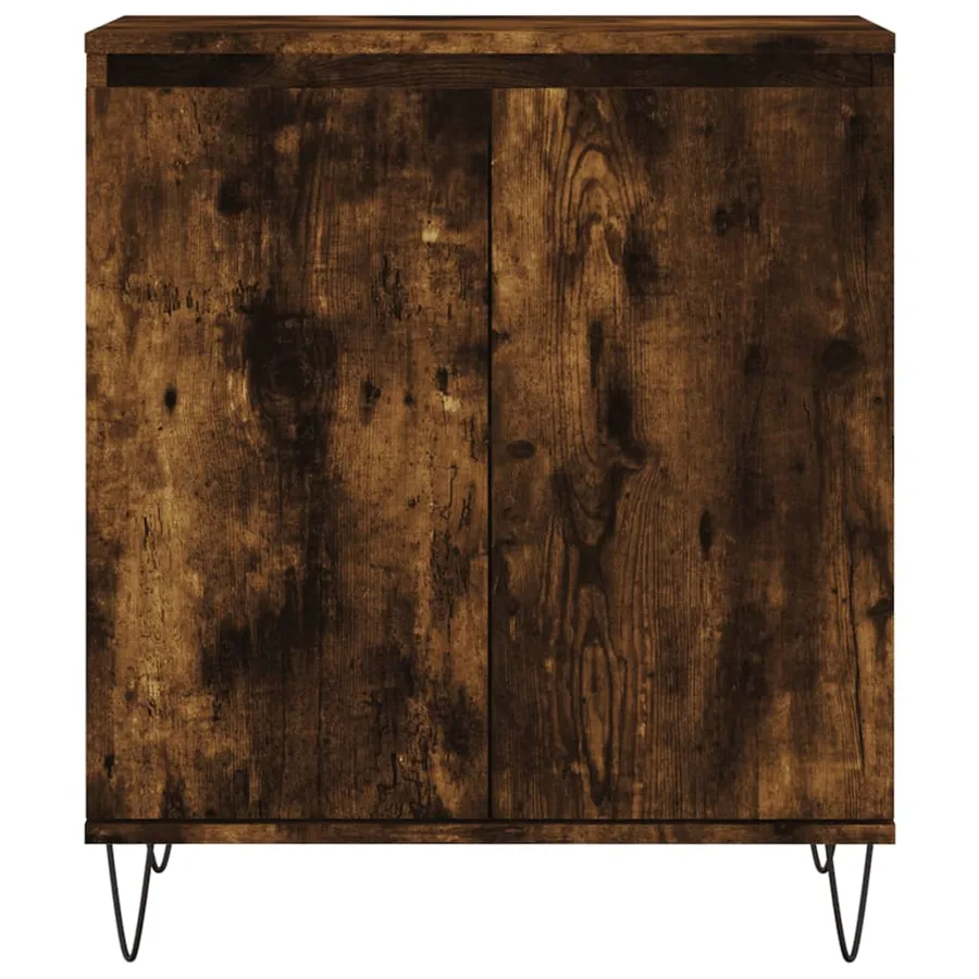 Buffet Chêne fumé 60x35x70 cm Bois d'ingénierie - 5