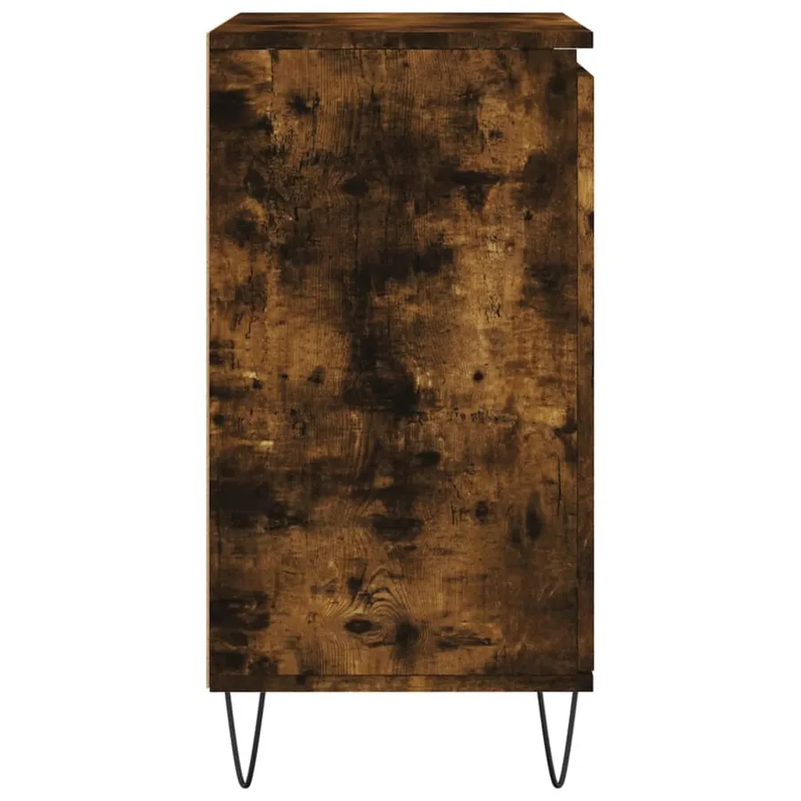 Buffet Chêne fumé 60x35x70 cm Bois d'ingénierie - 7