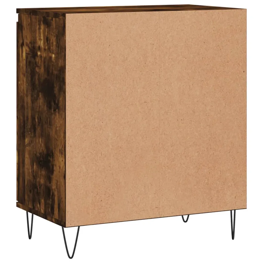 Buffet Chêne fumé 60x35x70 cm Bois d'ingénierie - 8
