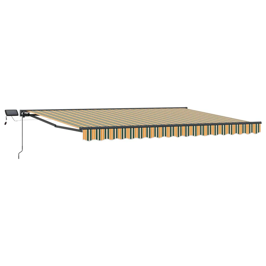 Cadre de store manuel avec LEDs 4 × 3,5 m - 2