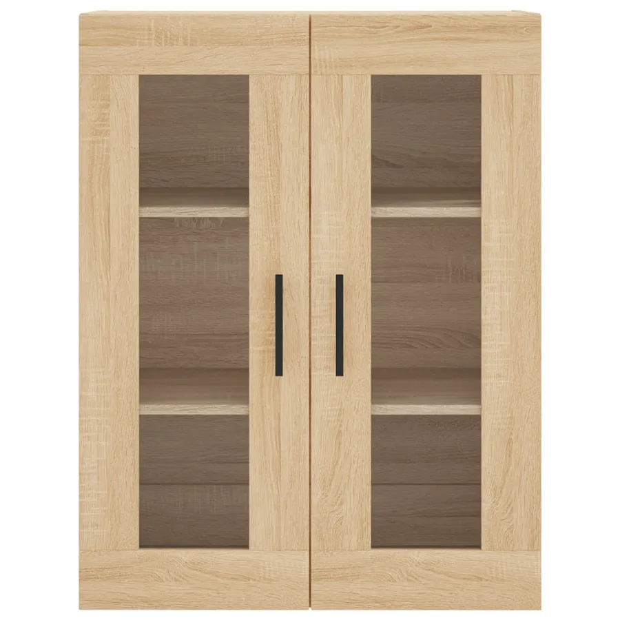 Buffet haut Chêne sonoma 69,5x34x180 cm Bois d'ingénierie - 6