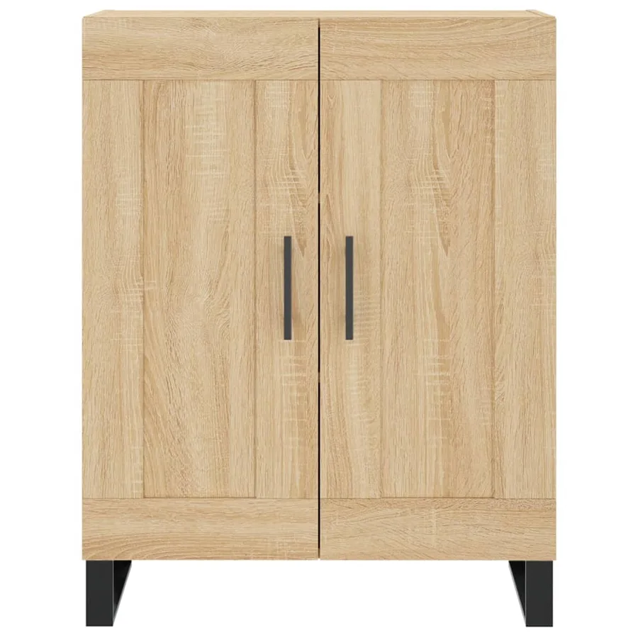 Buffet haut Chêne sonoma 69,5x34x180 cm Bois d'ingénierie - 8