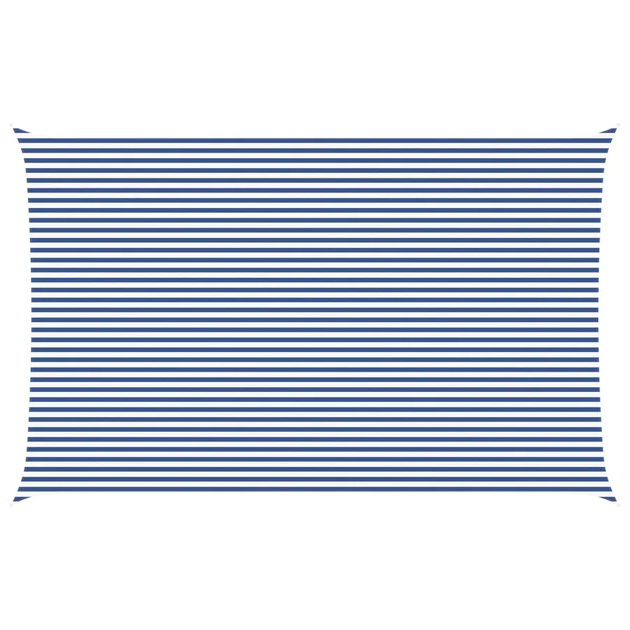Voile d'ombre Bleu et Blanc 8 x 5 m 100 % polyester Oxford - 2