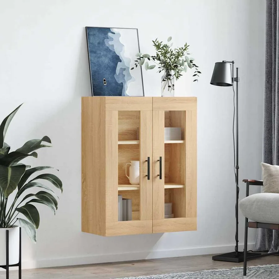 Armoire murale chêne sonoma 69,5x34x90 cm - 3