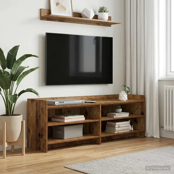 Meuble TV 135 x 33 x 47 cm Bois ancien Bois d'ingénierie