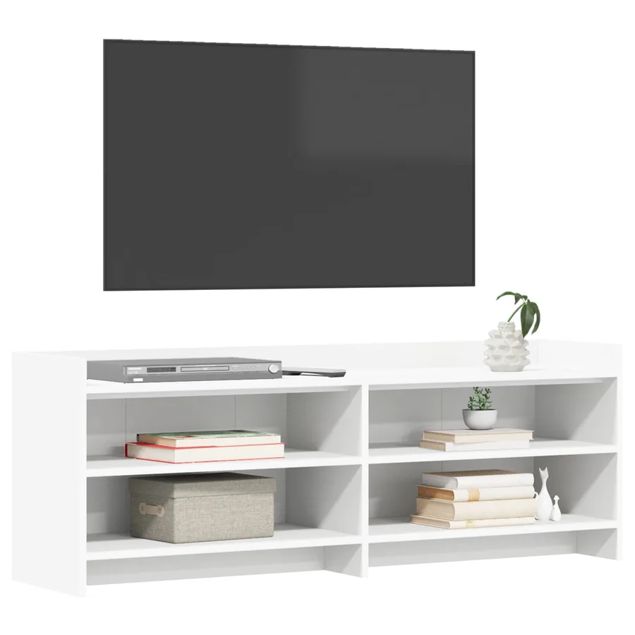Meuble TV 135 x 33 x 47 cm Blanc Bois d'ingénierie - 3