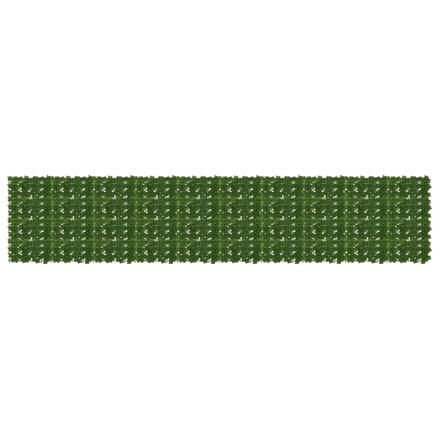 Écran de balcon avec feuilles Vert 500 x 100 cm