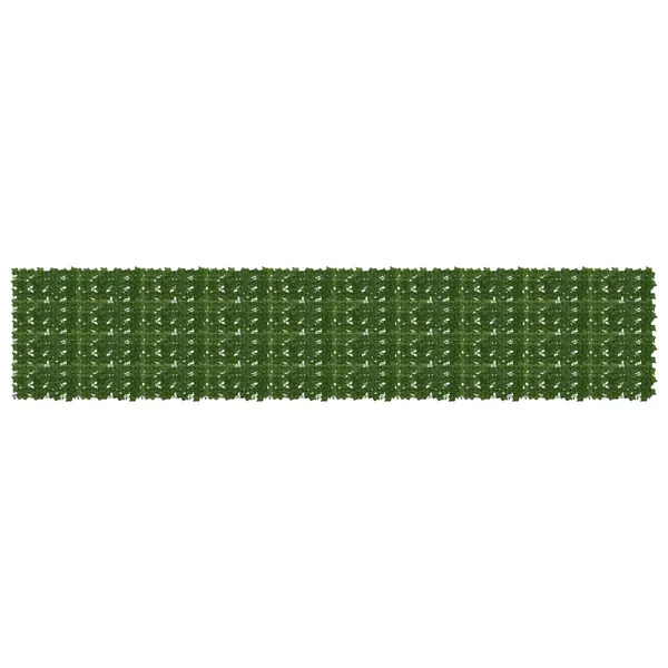 Écran de balcon avec feuilles Vert 500 x 100 cm