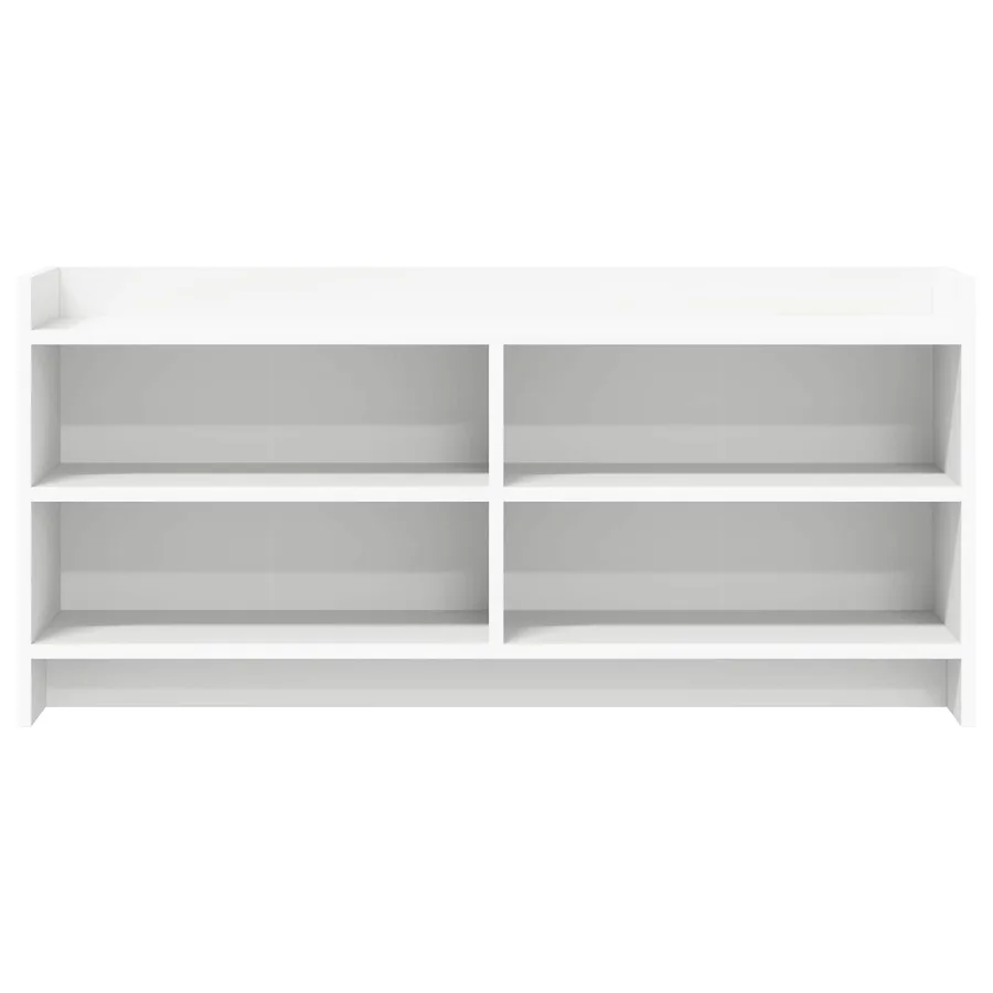 Meuble TV 100 x 33 x 47 cm Blanc Bois d'ingénierie - 4