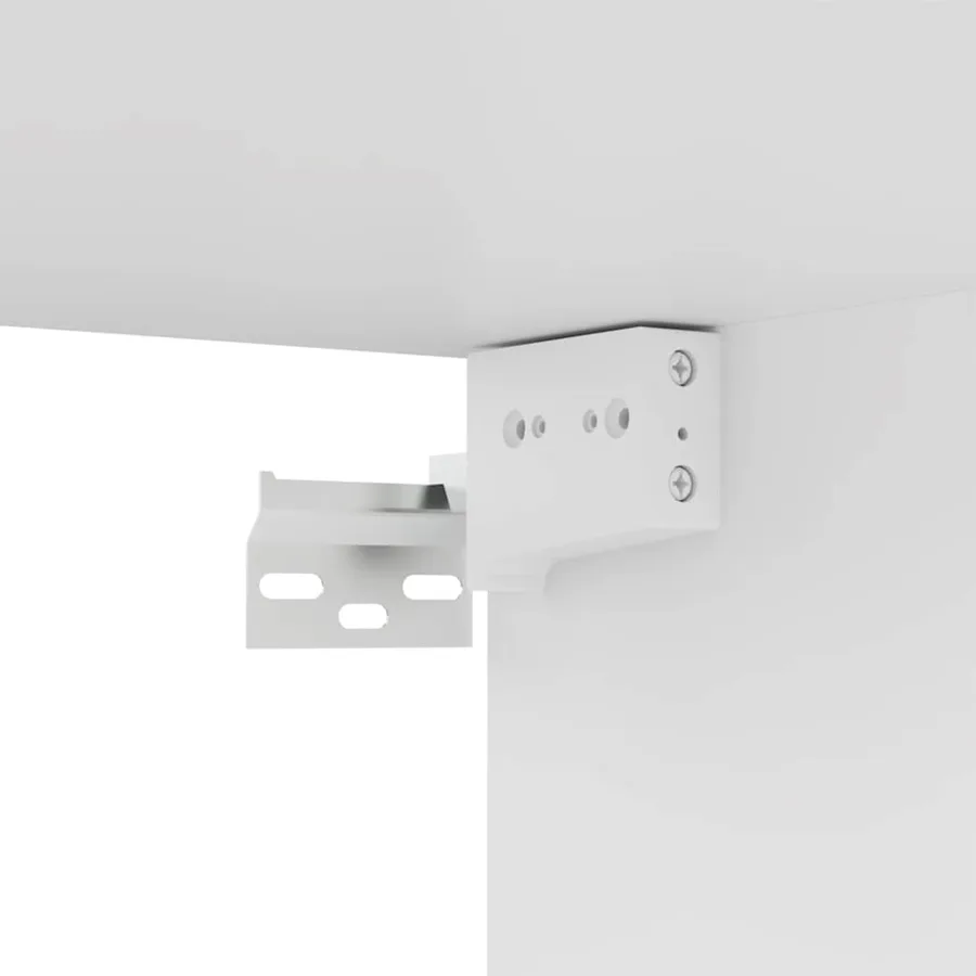 Ensemble de meubles TV 4 pcs Blanc Bois d'ingénierie - 7