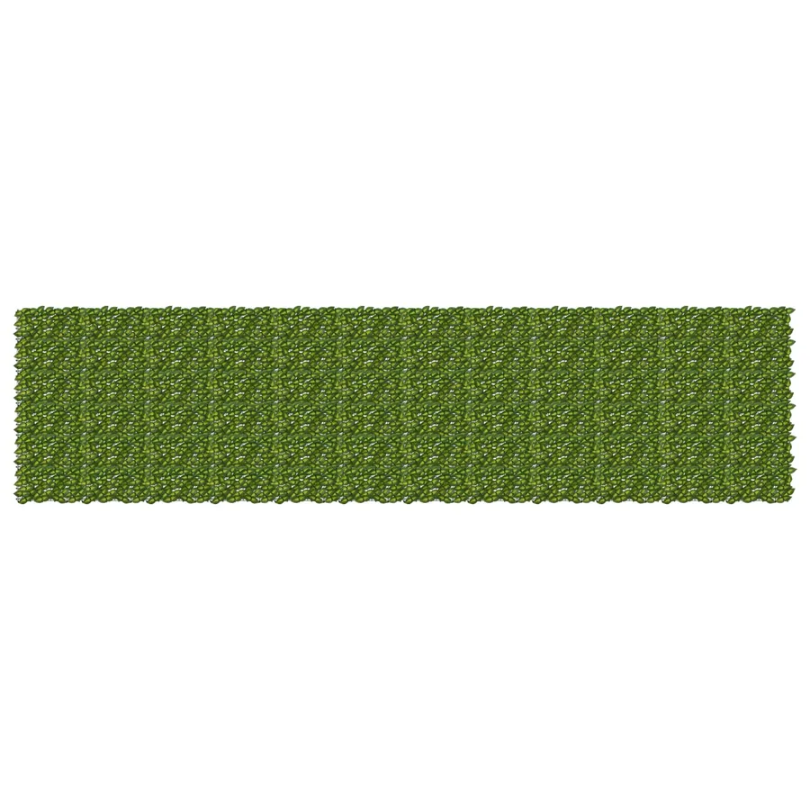 Écran de balcon avec feuilles Vert et jaune 600 x 150 cm