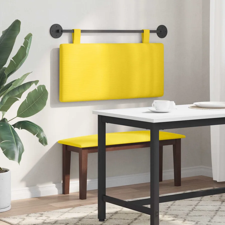 Tête de lit suspendue Tissu en velours côtelé - 4