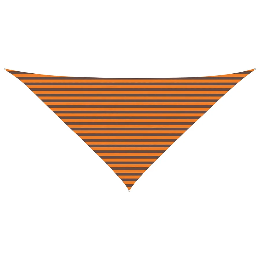 Voile d'ombre Orange et marron 4 x 4 x 5,8 m - 2