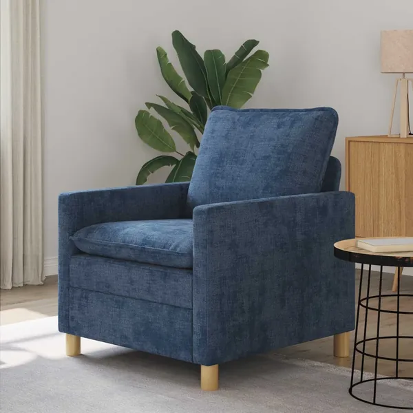 Canapé Bleu 76 x 81 x 87,5 cm Polyester