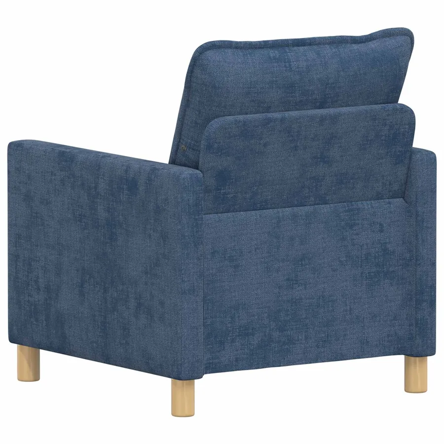 Canapé Bleu 76 x 81 x 87,5 cm Polyester - 5