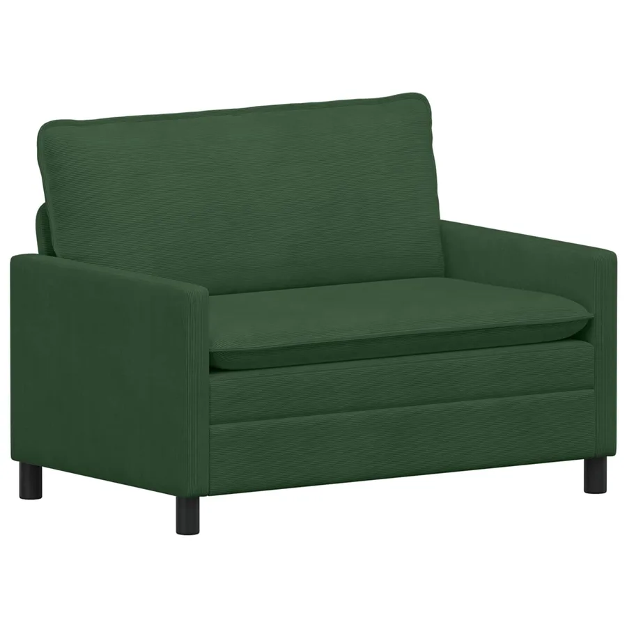 Ensemble de Canapés 2 pcs Vert Jungle Tissu - 4