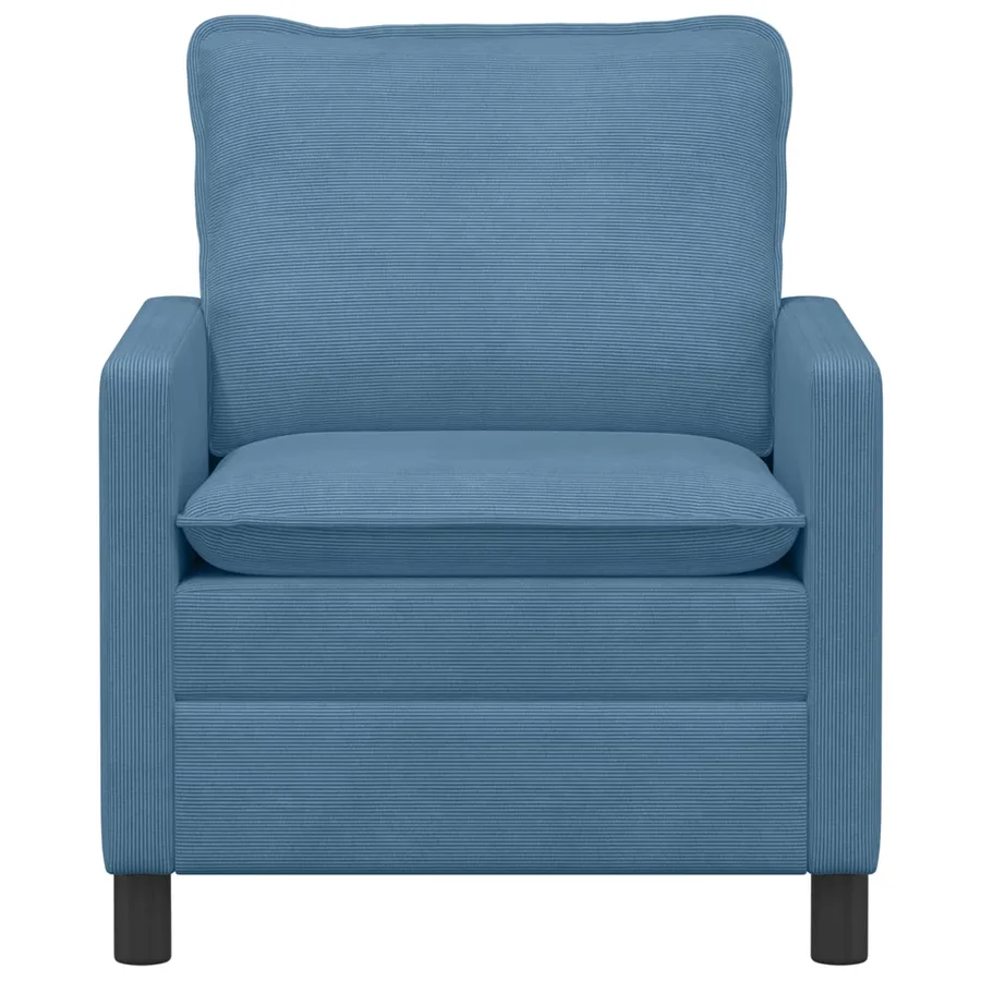 Canapé Bleu 76 x 81 x 87,5 cm Tissu - 3