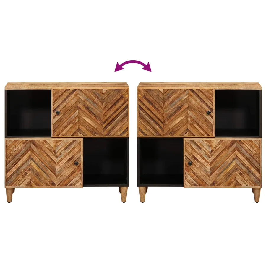 Armoires de rangement avec stockage Marron 80 x 33,5 x 75 cm - 10