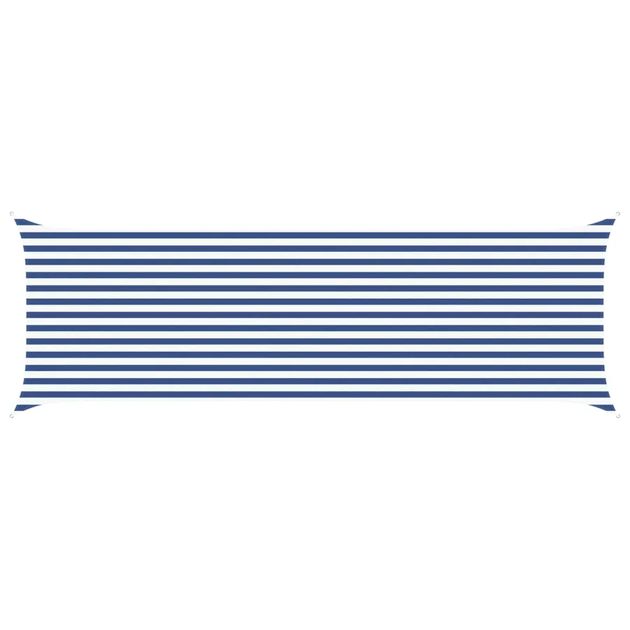 Voile d'ombre Bleu et Blanc 6 x 2 m 100 % polyester Oxford - 2