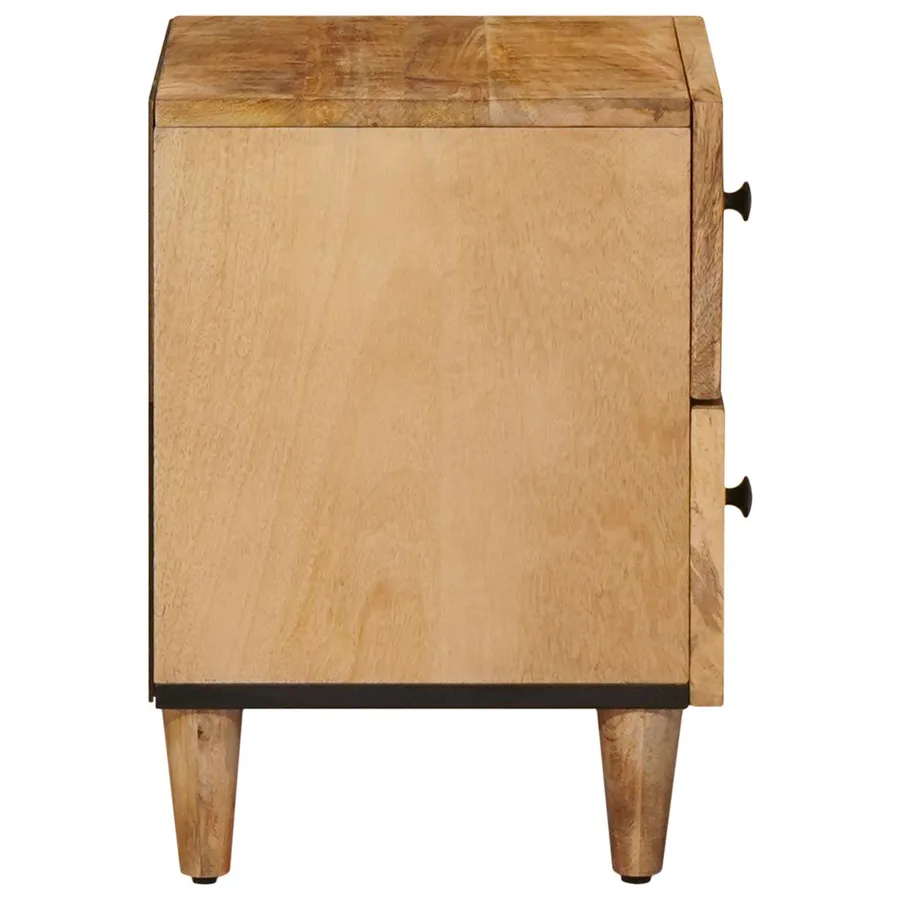 Table de chevet 2 pcs Marron 40 x 33,5 x 46 cm - 4