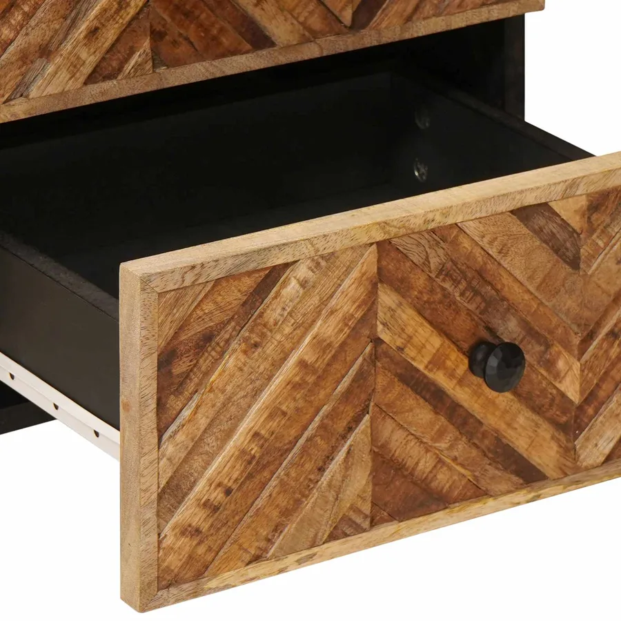 Table de chevet 2 pcs Marron 40 x 33,5 x 46 cm - 7