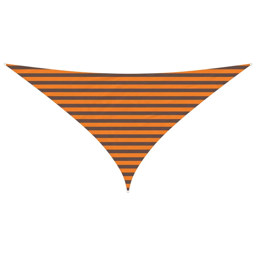 Voile d'ombre Orange et marron 3 x 3 x 4,24 m - 2