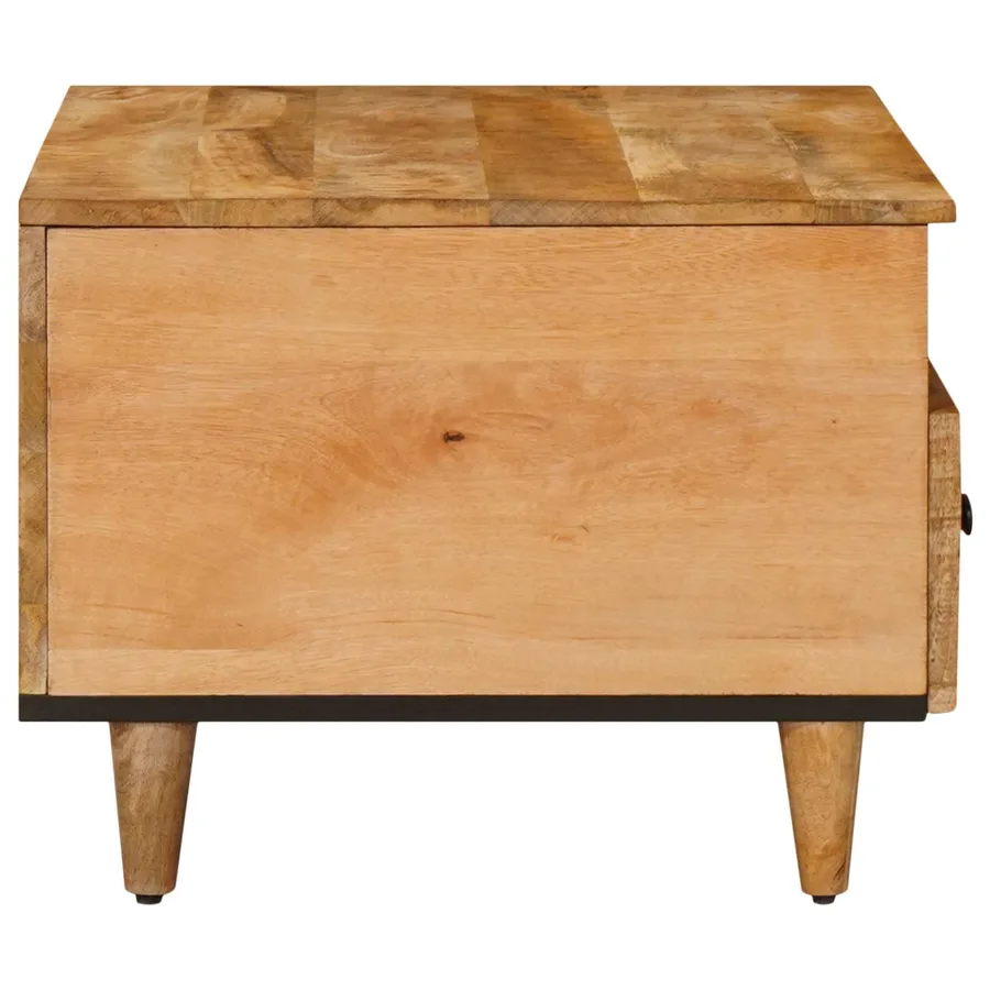 Table basse Marron 80 x 54 x 40 cm Bois de mangue massif - 4