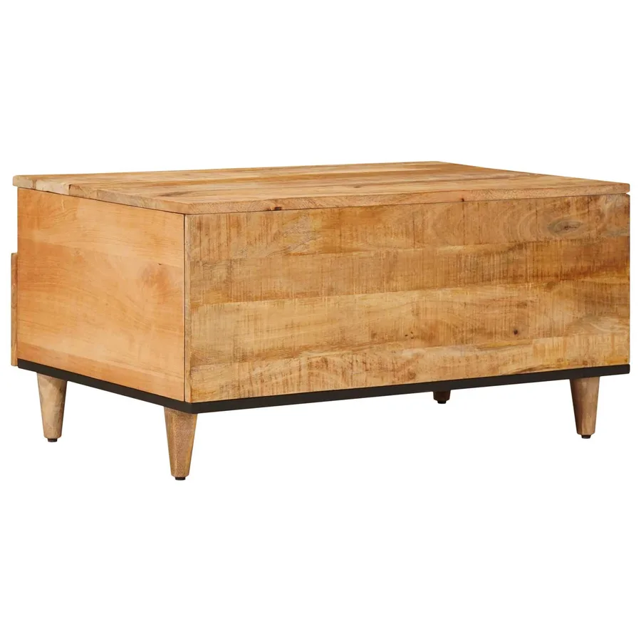 Table basse Marron 80 x 54 x 40 cm Bois de mangue massif - 5