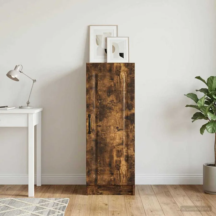 Buffet Chêne fumé 33 x 34,5 x 87 cm Bois d'ingénierie