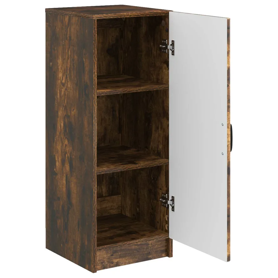 Buffet Chêne fumé 33 x 34,5 x 87 cm Bois d'ingénierie - 5