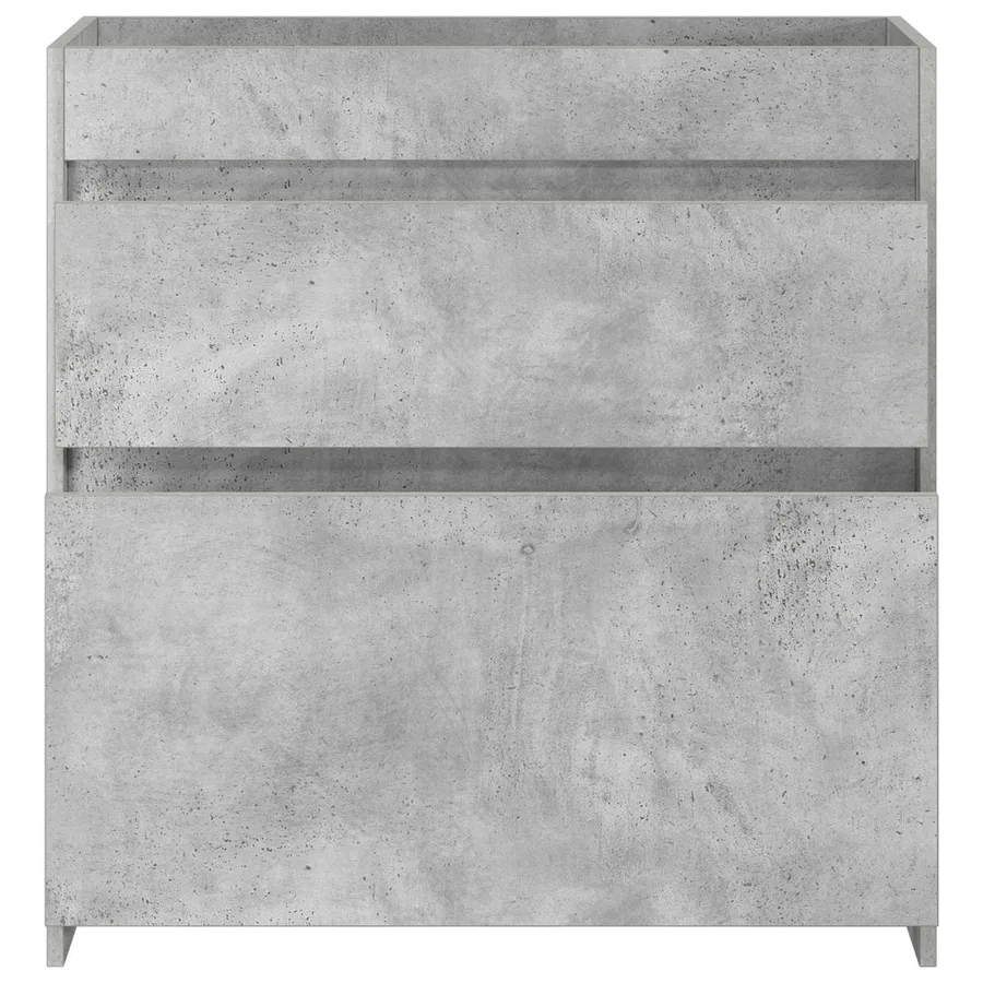Meuble sous lavabo de salle de bain Gris béton - 4