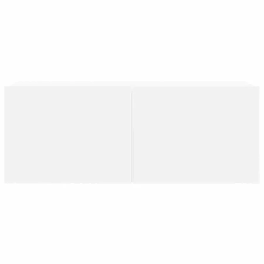 Ensemble de meubles TV 8 pcs Blanc Bois d'ingénierie - 8
