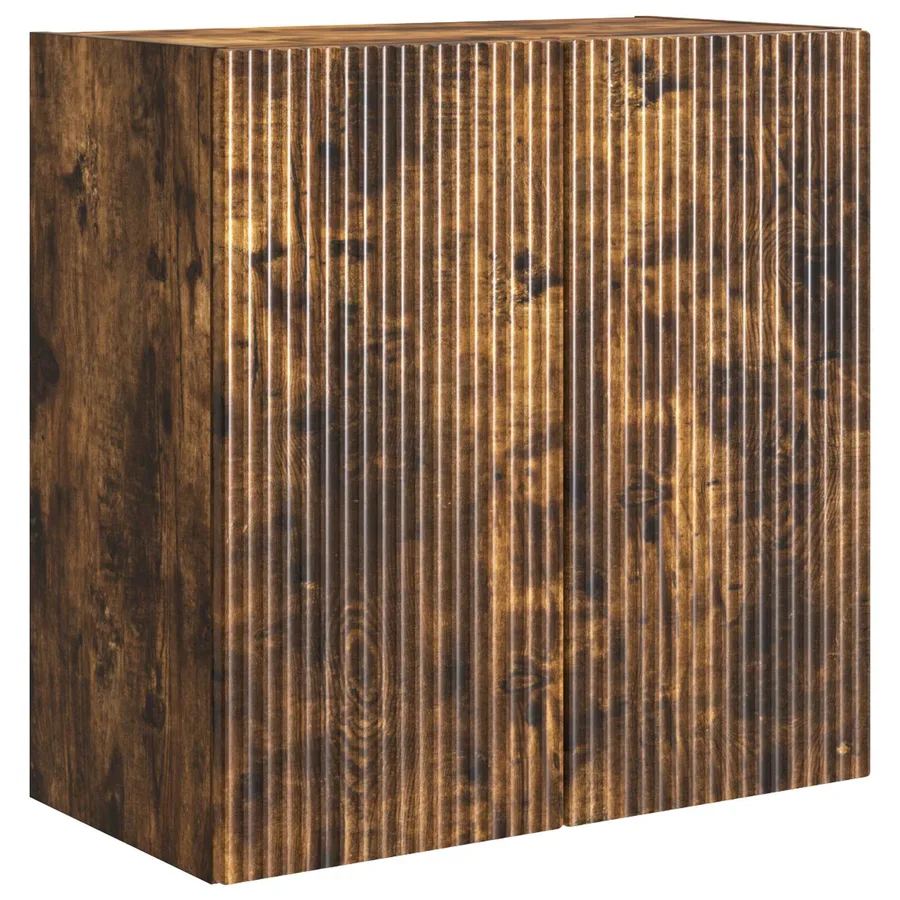 Armoire Murale Chêne fumé 59 x 31 x 60 cm Bois d'ingénierie - 2
