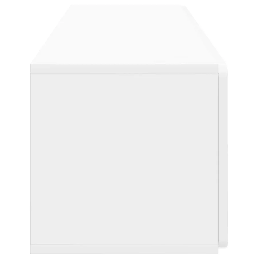 Meuble TV mural 98 x 31 x 30 cm Blanc brillant - 7