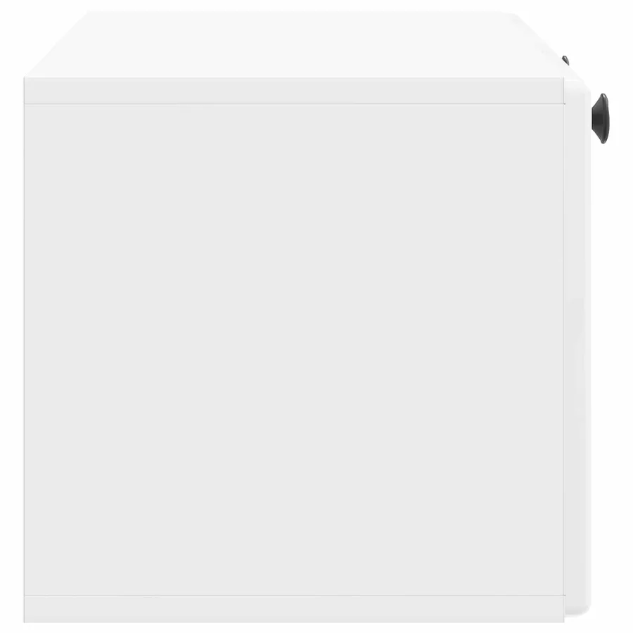 Meuble TV mural 78,5 x 31 x 30 cm Blanc brillant - 7