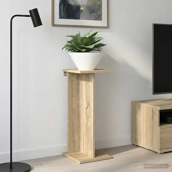 Support de Plante Chêne Sonoma 25 x 25,5 x 60,5 cm