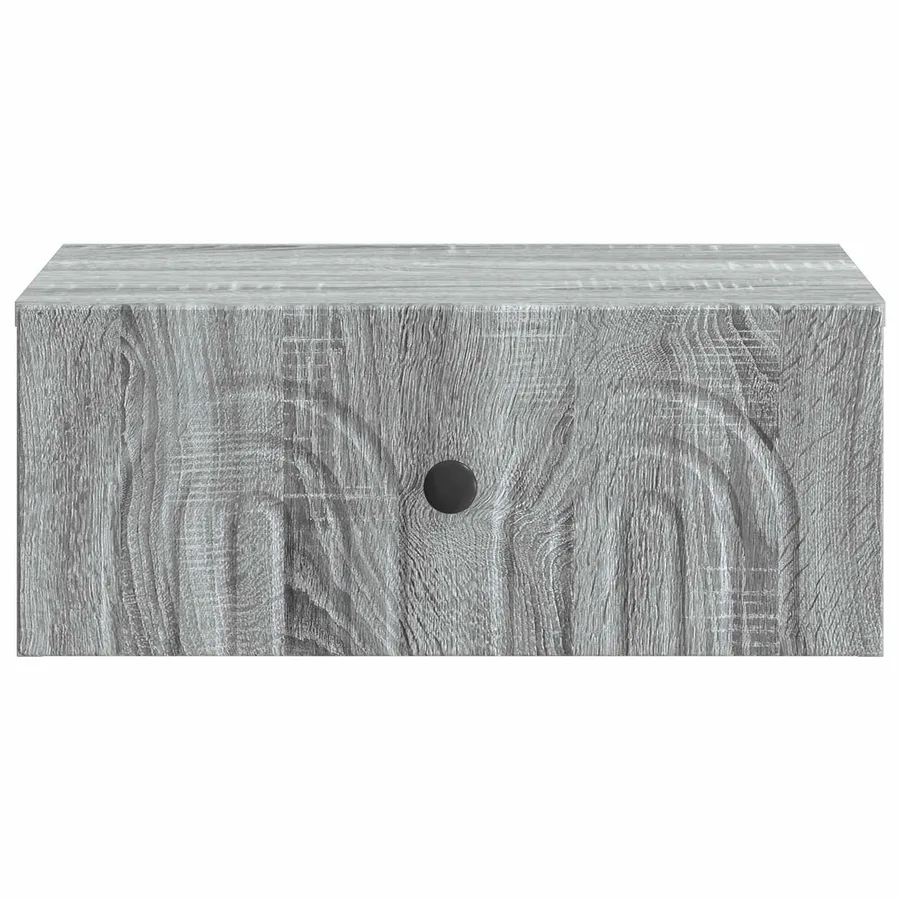 Cabinet de chevet mural Sonoma gris 49 x 34,5 x 20 cm - 5