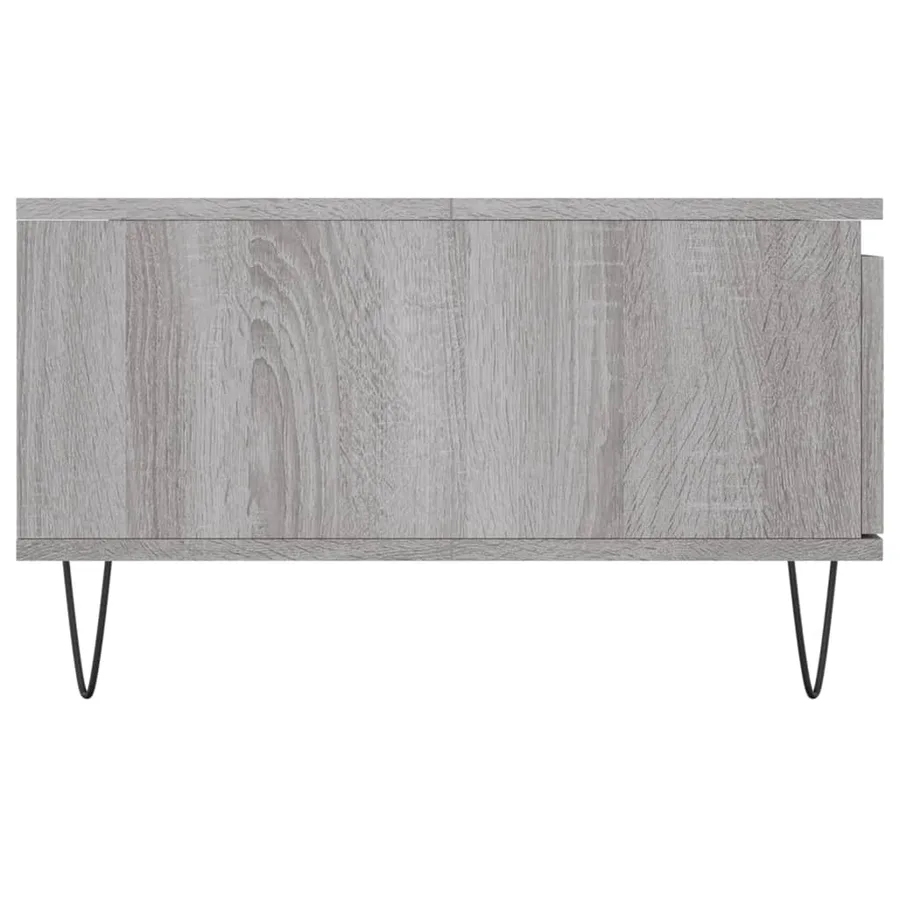 Table basse sonoma gris 90x60x35 cm bois d'ingénierie - 7