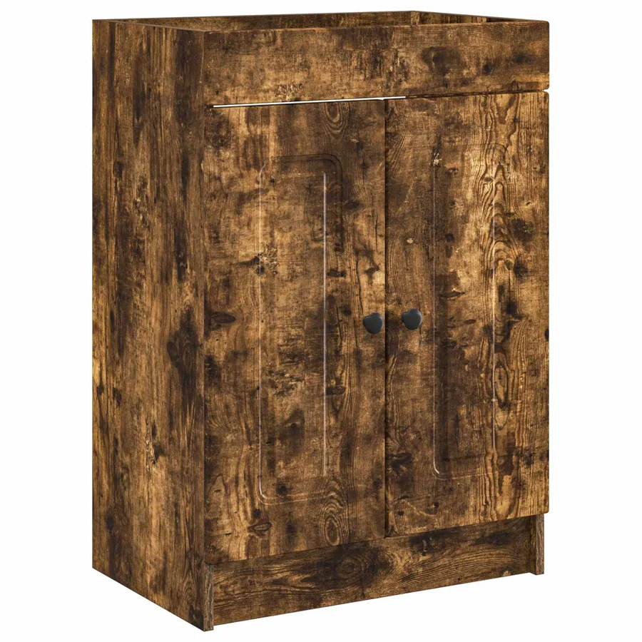 Ensemble de mobilier de salle de bain Chêne fumé - 4