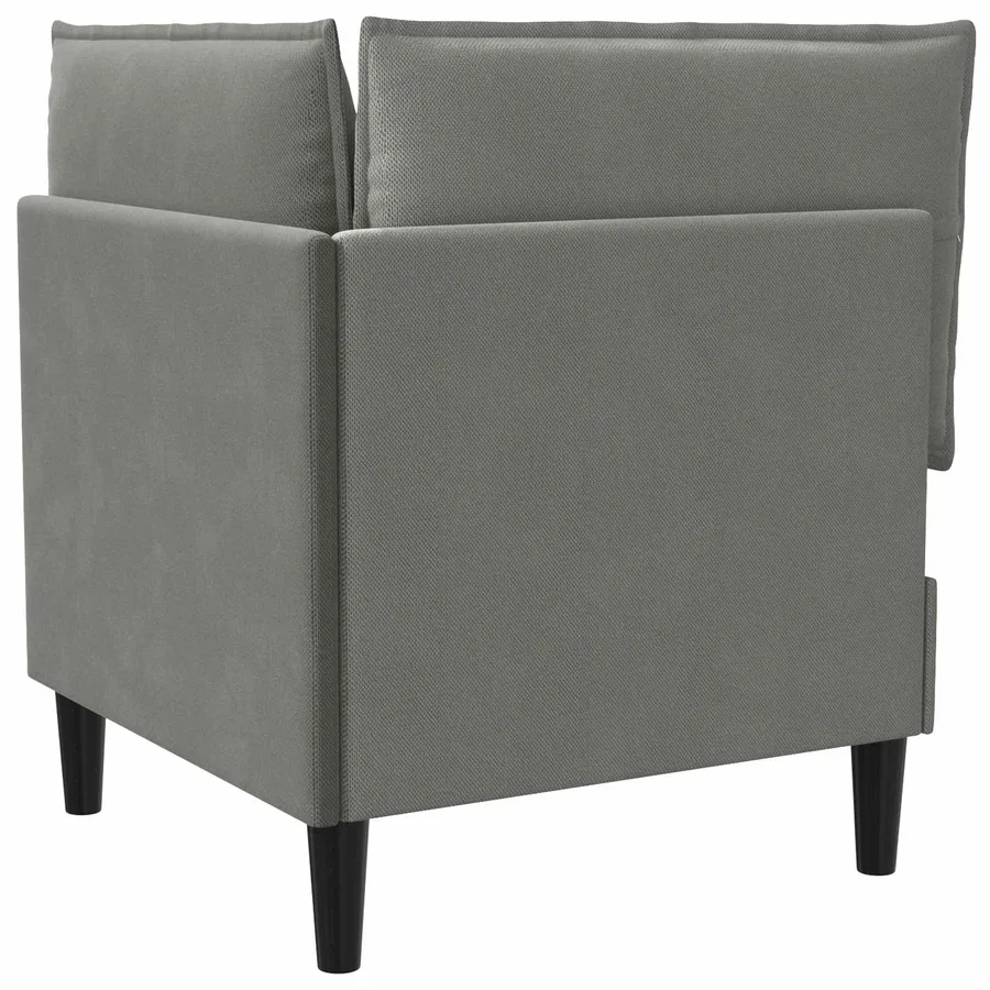 Canapé d'angle avec rangement Gris foncé Velours - 7