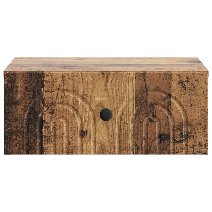 Cabinet de chevet mural 2 pcs Bois ancien 49 x 34,5 x 20 cm - 7
