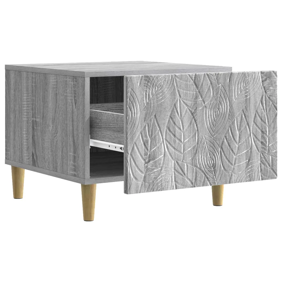 Table basse Sonoma gris 50 x 49 x 40 cm Bois d'ingénierie - 3