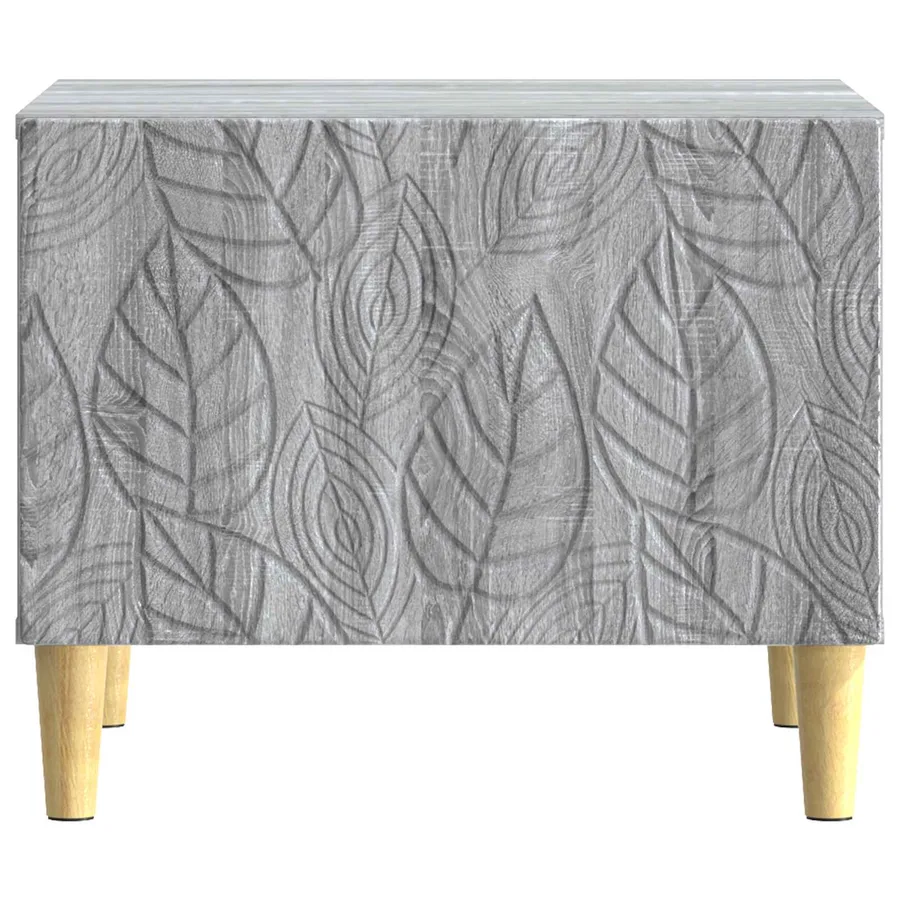 Table basse Sonoma gris 50 x 49 x 40 cm Bois d'ingénierie - 4