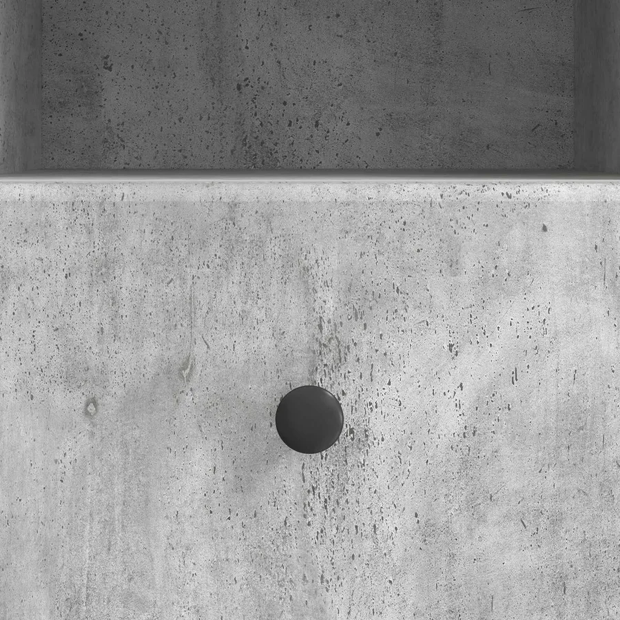 Meuble TV Gris béton 102 x 34,5 x 50 cm Bois d'ingénierie - 8