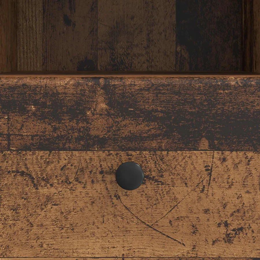 Meuble TV Bois ancien 102 x 34,5 x 50 cm Bois d'ingénierie - 8