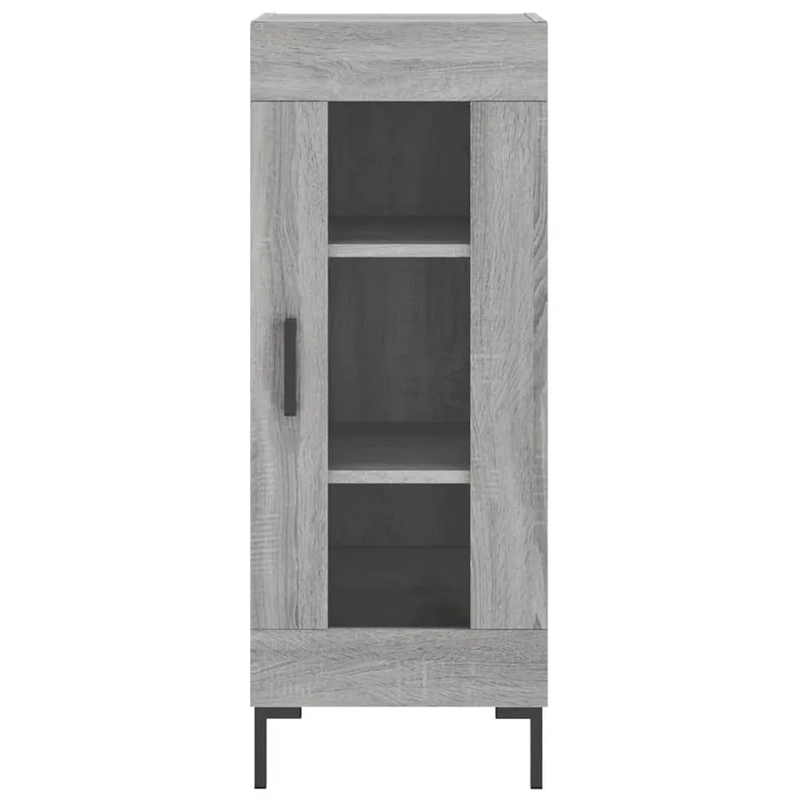 Buffet haut Sonoma gris 34,5x34x180 cm Bois d'ingénierie - 6
