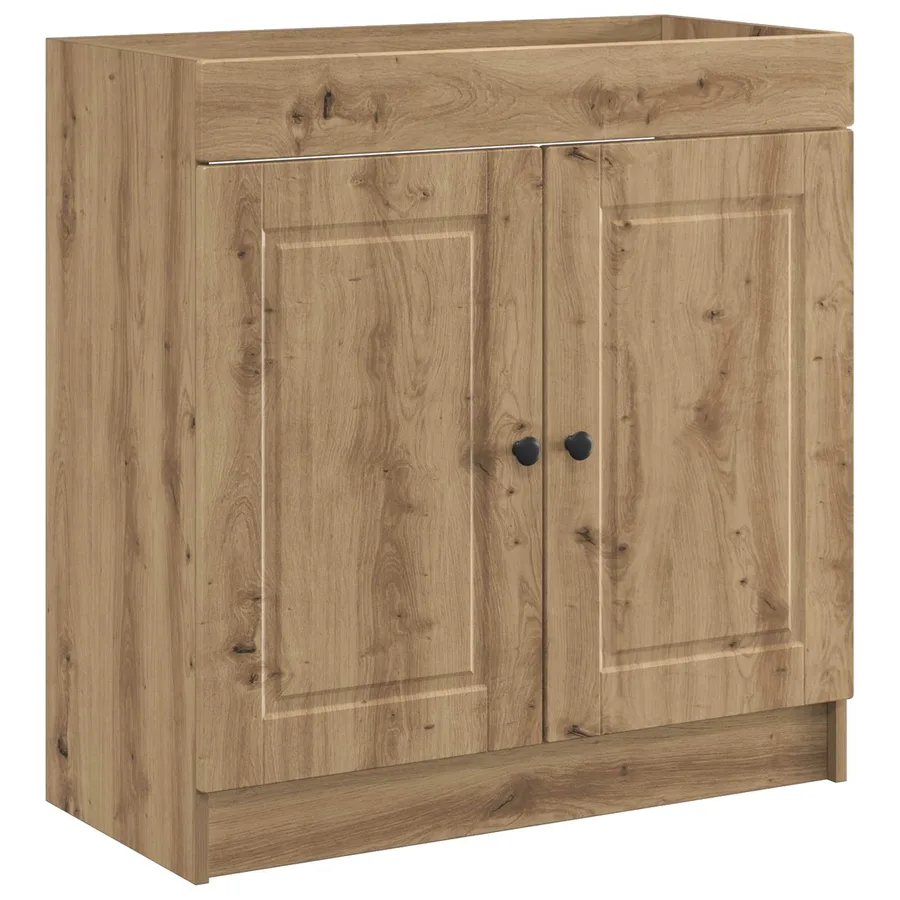 Ensemble de mobilier de salle de bain Chêne artisanal - 4