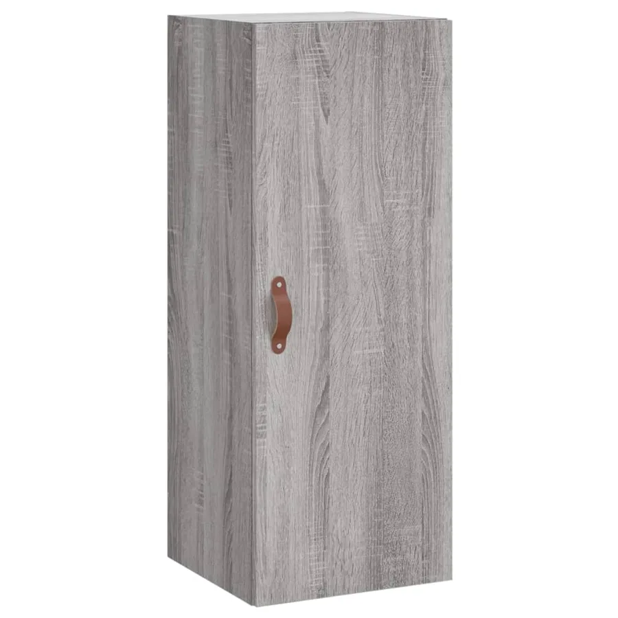 Buffet haut Sonoma gris 34,5x34x180 cm Bois d'ingénierie - 7