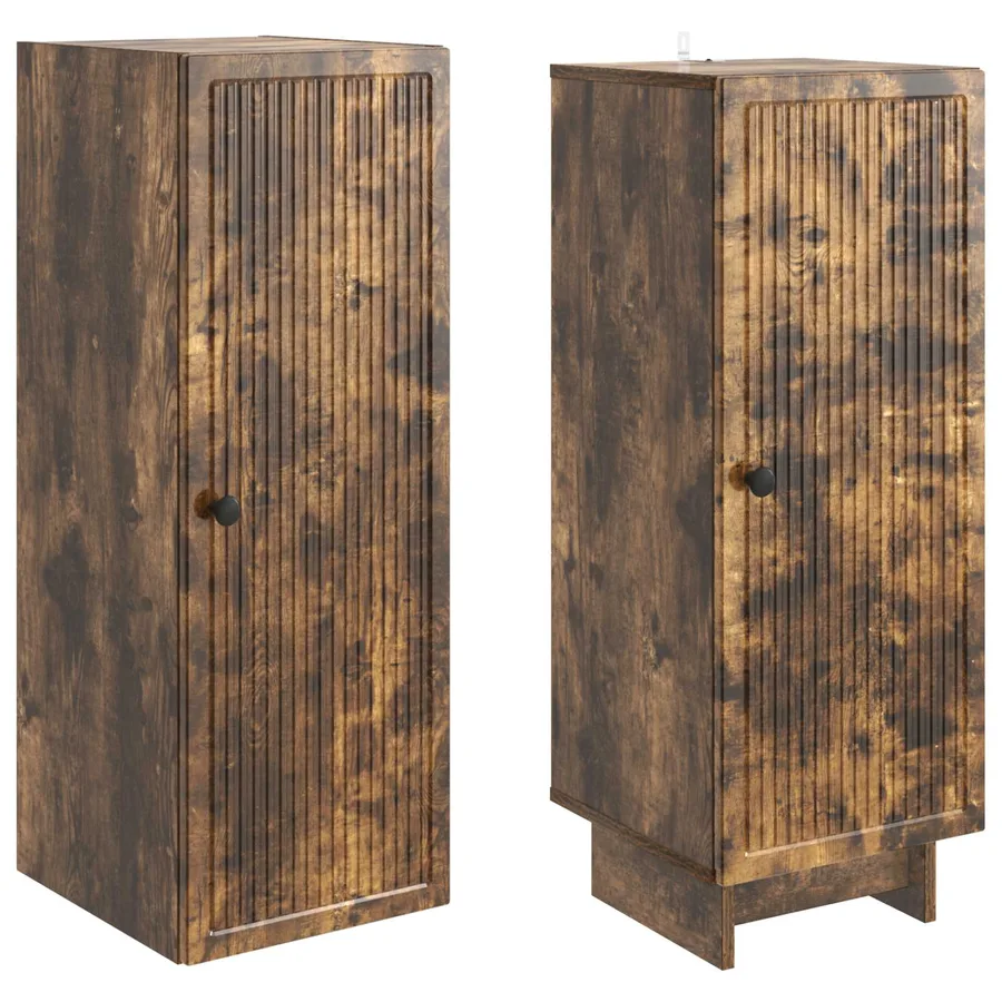 Ensemble de Meubles 2 pcs Chêne fumé 34,5 x 33 x 90 cm - 4