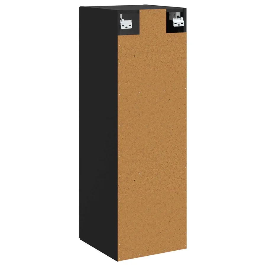 Cabinet de Salle de Bain Mural Noir 33 x 34,5 x 60 cm - 5